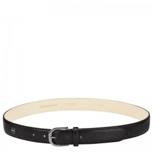 Dámské Pásky Longchamp Le Pliage Leather Černé | CZ XY8040