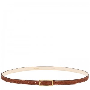 Dámské Pásky Longchamp Épure Leather Hnědé | CZ NW8036