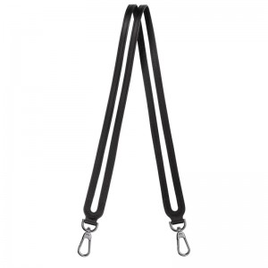 Dámské Shoulder Straps Longchamp Le Pliage Xtra Leather Černé | CZ DF7996