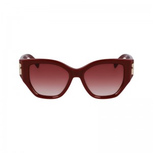 Dámské Sluneční Brýle Longchamp Acetate Hnědé | CZ RV7908