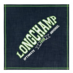 Dámské Stoles Longchamp Le Pliage University Scarf Wool Tmavě Blankyt | CZ NW8085