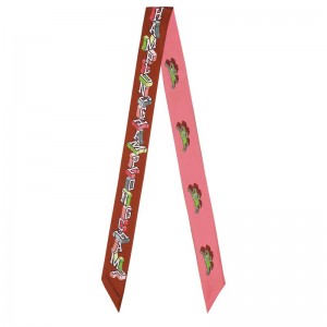 Dámské Čelenky Longchamp University Silk Cognac | CZ RV8168