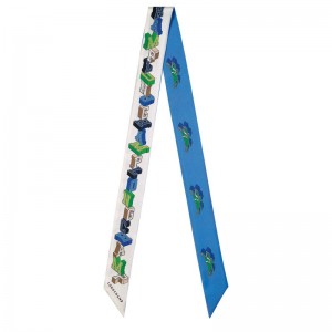 Dámské Čelenky Longchamp University Silk Paper | CZ TC8169