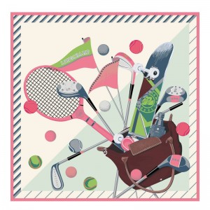 Dámské Šátky Longchamp Caddie Silk 90 Vínové | CZ UZ8158