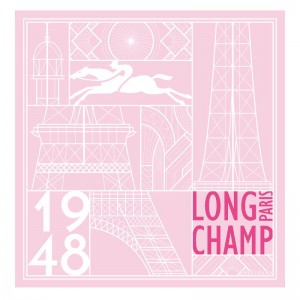 Dámské Šátky Longchamp Eiffel Tower 1948 Silk 50 OTHER Ballerina | CZ OK8104