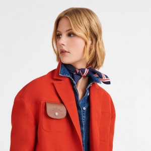 Dámské Šátky Longchamp Team Silk 50 Tmavě Blankyt | CZ KO8147