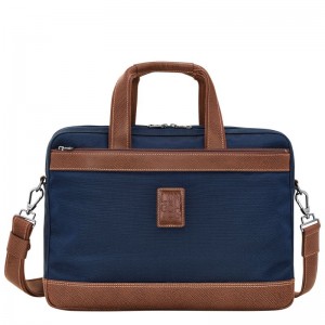Pánské Aktovka Longchamp Boxford L Recycled canvas Blankyt | CZ TC7640