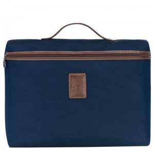 Pánské Aktovka Longchamp Boxford S Recycled canvas Blankyt | CZ EB7642