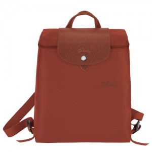 Pánské Batohy Longchamp Le Pliage Green M Recycled canvas Chestnut | CZ WN7542