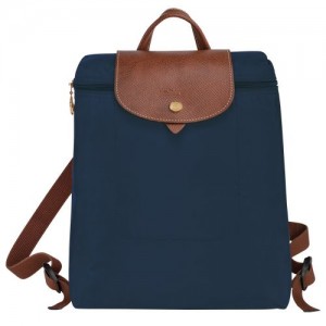 Pánské Batohy Longchamp Le Pliage Original M Recycled canvas Tmavě Blankyt | CZ YX7535