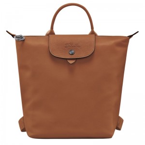 Pánské Batohy Longchamp Le Pliage Xtra S Leather Cognac | CZ HA7556