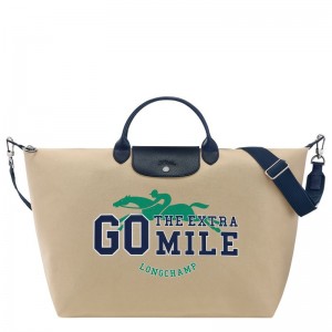 Pánské Cestovní Tašky Longchamp Le Pliage Collection S Canvas Béžový | CZ KO7246