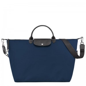 Pánské Cestovní Tašky Longchamp Le Pliage Energy S Recycled canvas Tmavě Blankyt | CZ GS7243