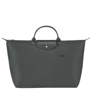 Pánské Cestovní Tašky Longchamp Le Pliage Green S Recycled canvas Graphite | CZ KO7194