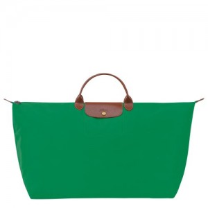 Pánské Cestovní Tašky Longchamp Le Pliage Original M Recycled canvas Zelene | CZ VR7206