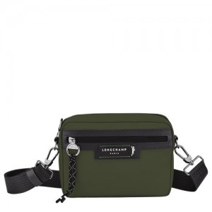 Pánské Crossbody Kabelky Longchamp Le Pliage Energy S Camera Recycled canvas Hnědožlutý | CZ KO7575