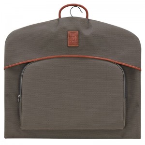 Pánské Doplňky Longchamp Boxford Garment cover Recycled canvas Hnědé | CZ DF7137