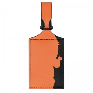 Pánské Doplňky Longchamp LGP Travel Luggage tag Leather Oranžové | CZ YX7130