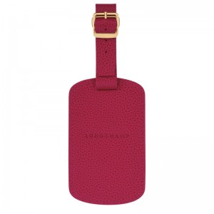 Pánské Doplňky Longchamp Le FoulonnÉ Luggage tag Leather Beetroot | CZ RV7121
