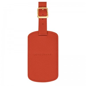 Pánské Doplňky Longchamp Le FoulonnÉ Luggage tag Leather Paprika | CZ UZ7118