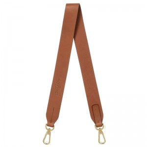 Pánské Doplňky Longchamp Shoulder strap Leather Sienna | CZ PJ7446