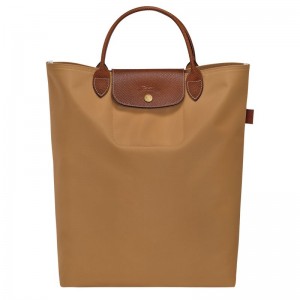 Pánské Kabelka Longchamp Le Pliage Original M Tote Canvas Fawn | CZ ZU7508
