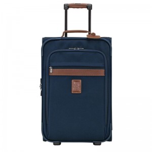 Pánské Kufry Longchamp Boxford M Recycled canvas Blankyt | CZ TC7172