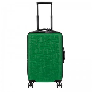 Pánské Kufry Longchamp LGP Travel M Polycarbonate Zelene | CZ OK7168