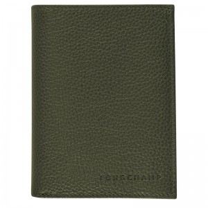 Pánské Peněženky Longchamp Le FoulonnÉ Leather Hnědožlutý | CZ NW7409