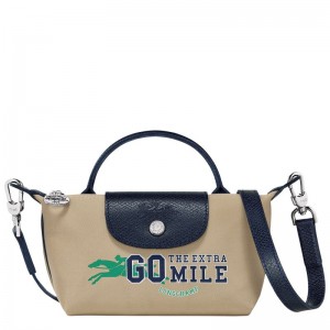 Pánské Pouches Longchamp Le Pliage Collection XS Canvas Béžový | CZ QM7281