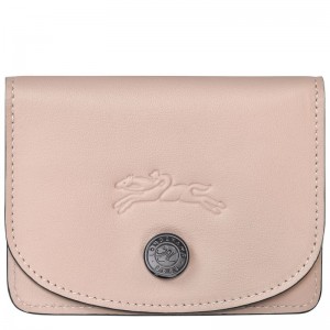 Pánské Pouzdro na Karty Longchamp Le Pliage Xtra Leather Nude | CZ SG7373